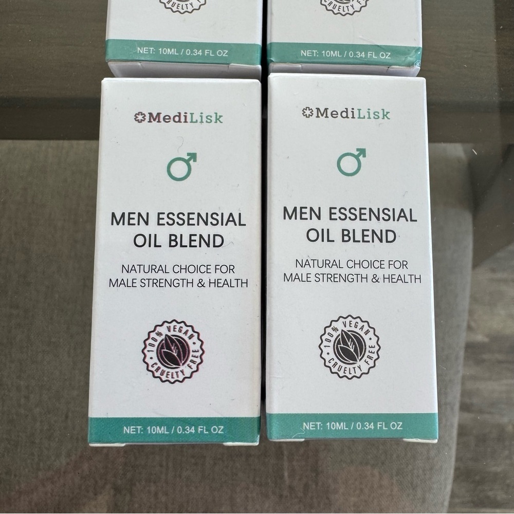 NIB! Sealed! MediLisk Men Essential Oil Blend - 10ML - Picture 2 of 4